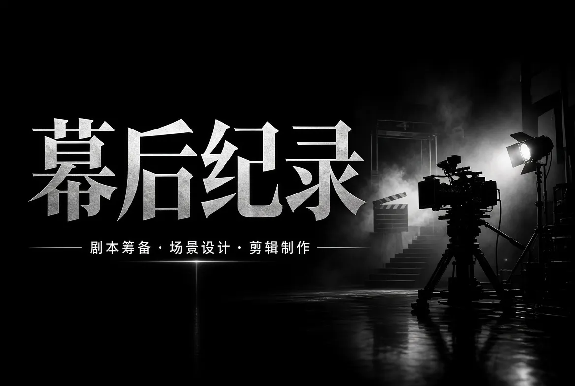 镜头之外，作品是被一层层做出来的